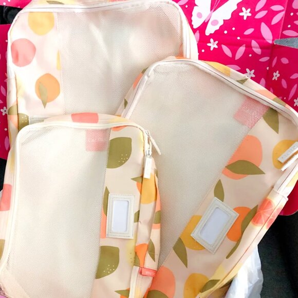 Calpak Tutti Fruity Set of 3 Packing Cubes - Picture 3 of 14